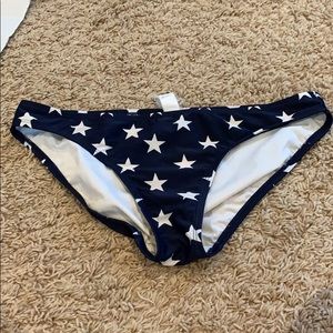 Star spangled bikini bottoms